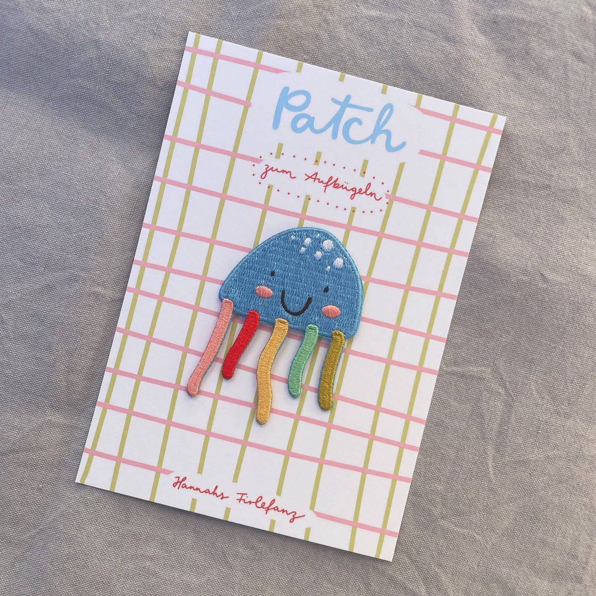 Bügel Patch Qualle – Aufnäher für Kinder 