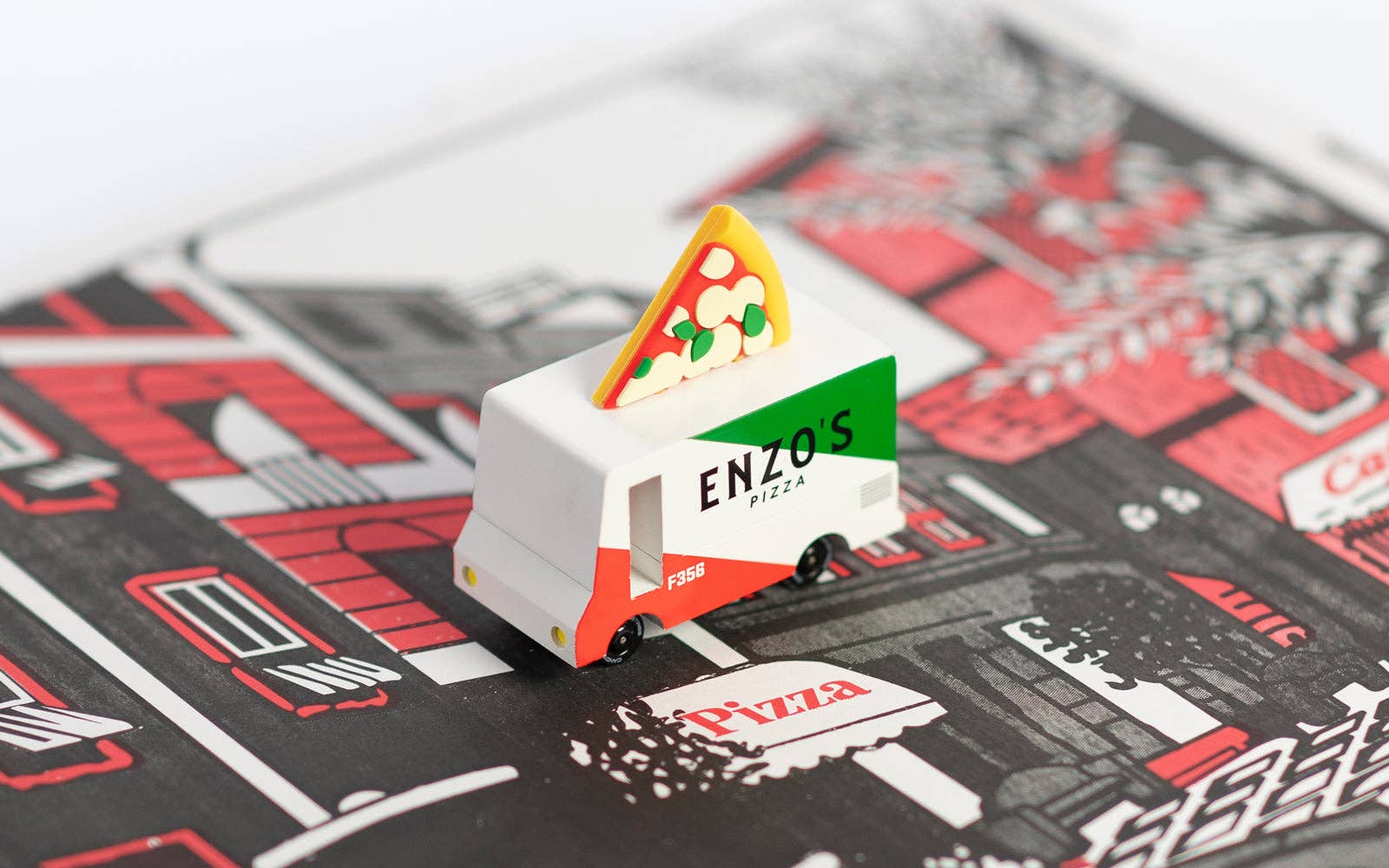 Candylab - Pizza-Lieferwagen "Enzo's" von Candylab Toys