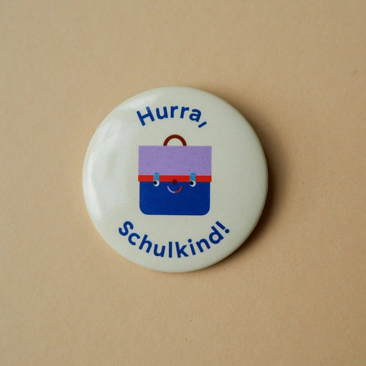 tinyday - Button "Hurra, Schulkind"