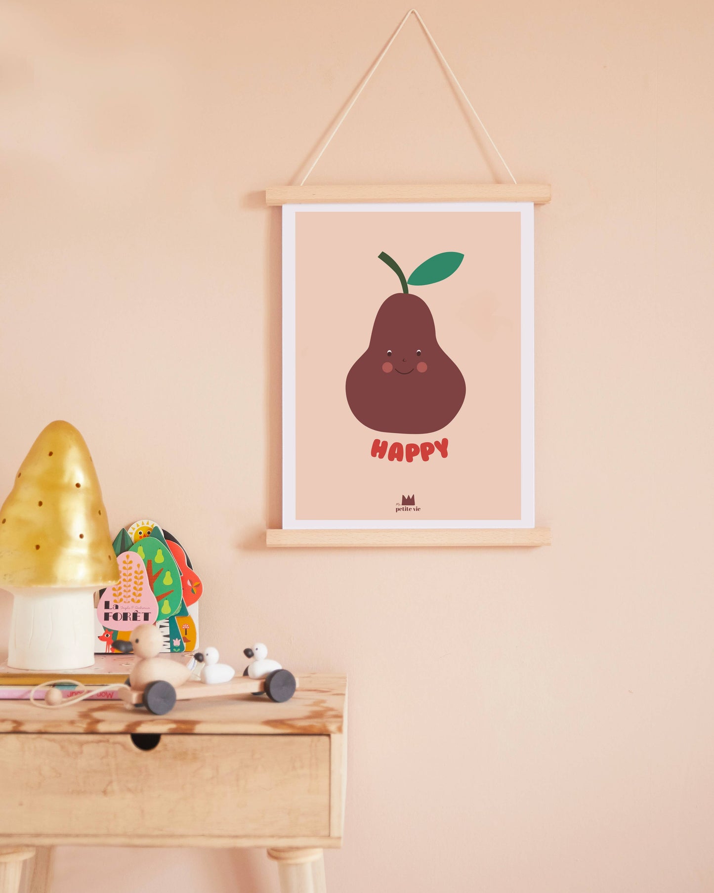 Ma Petite Vie - Druck "Glückliche Birne" (30 x 40 cm)
