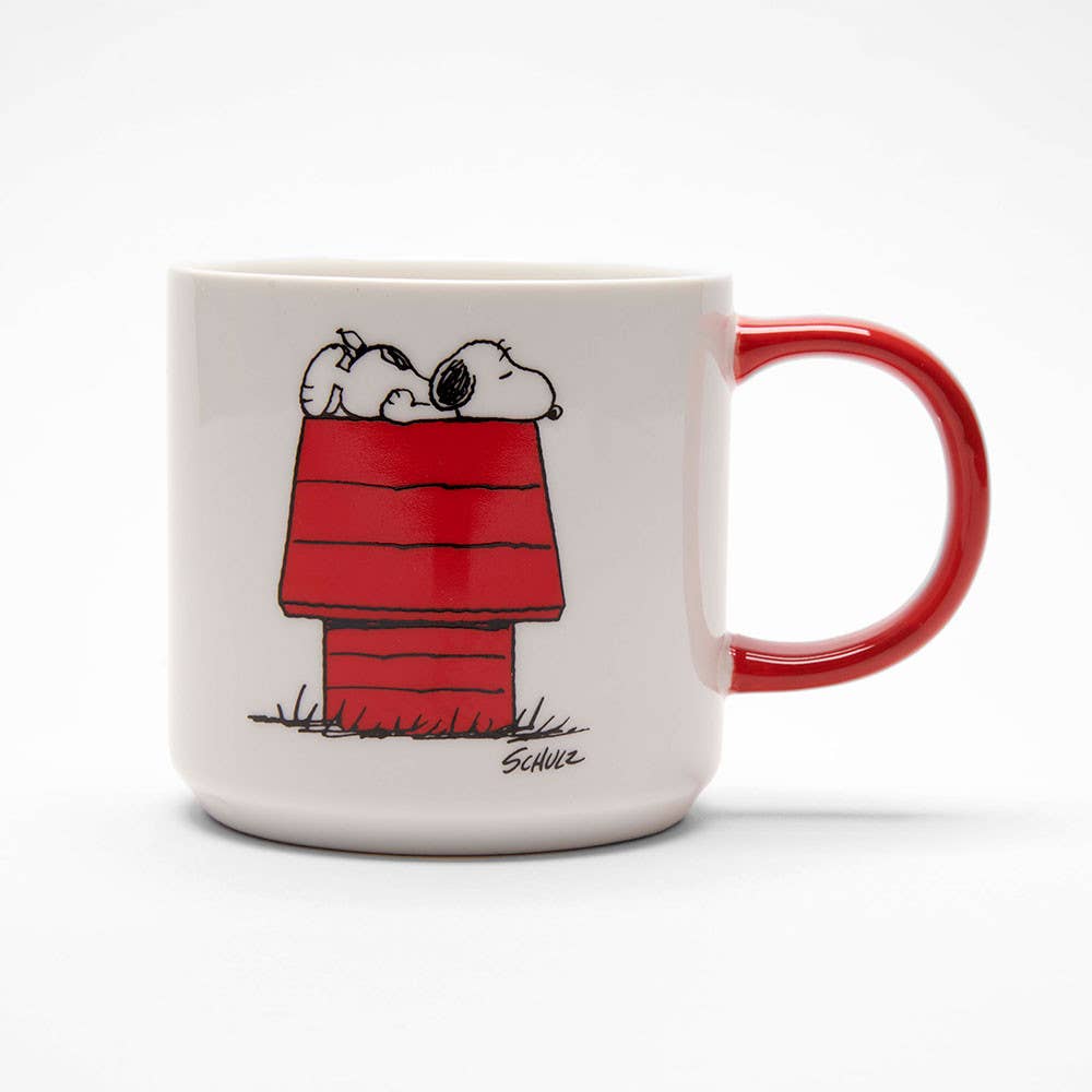Peanuts-Tasse „Allergic To Mornings“