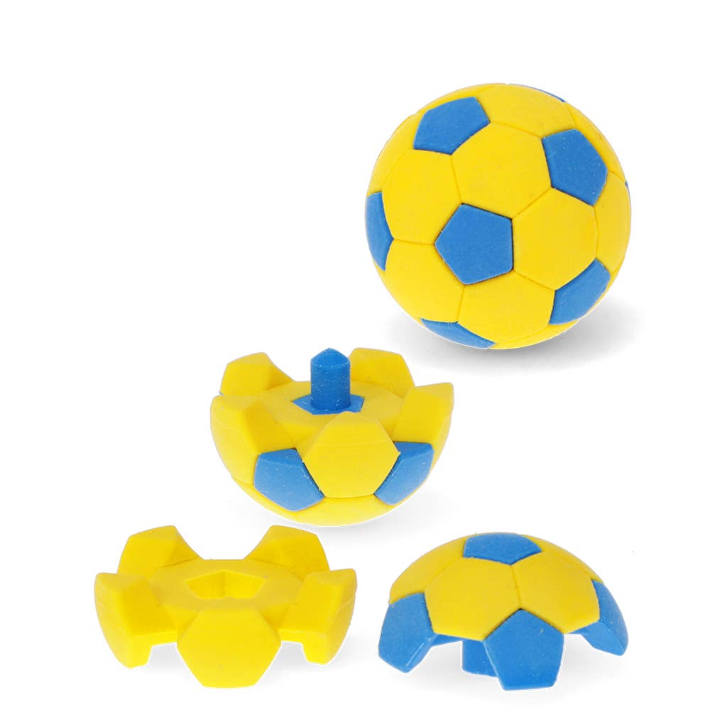 Fußball-Radiergummi