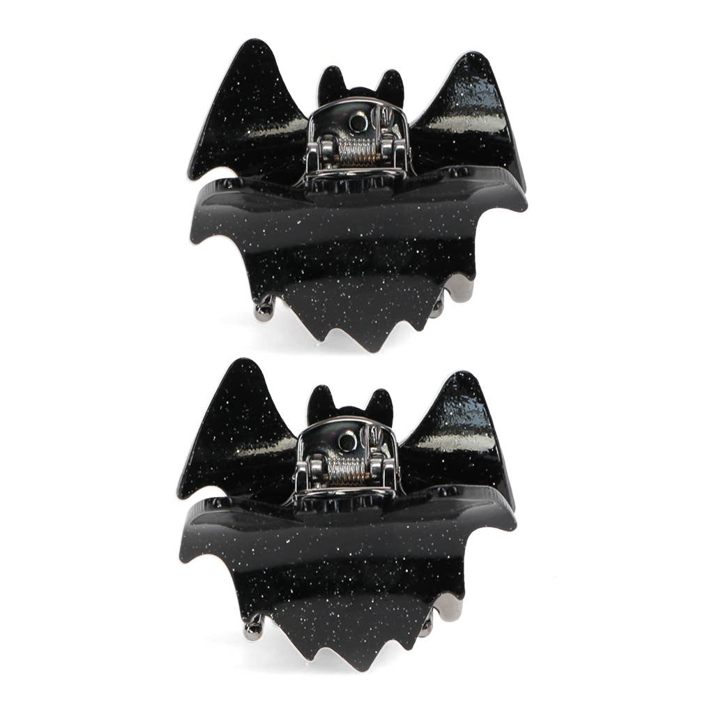 Haarklammern (2er-Set) – Fledermaus