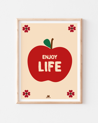 Ma Petite vie - Druck "Apfel" (30 x 40 cm)