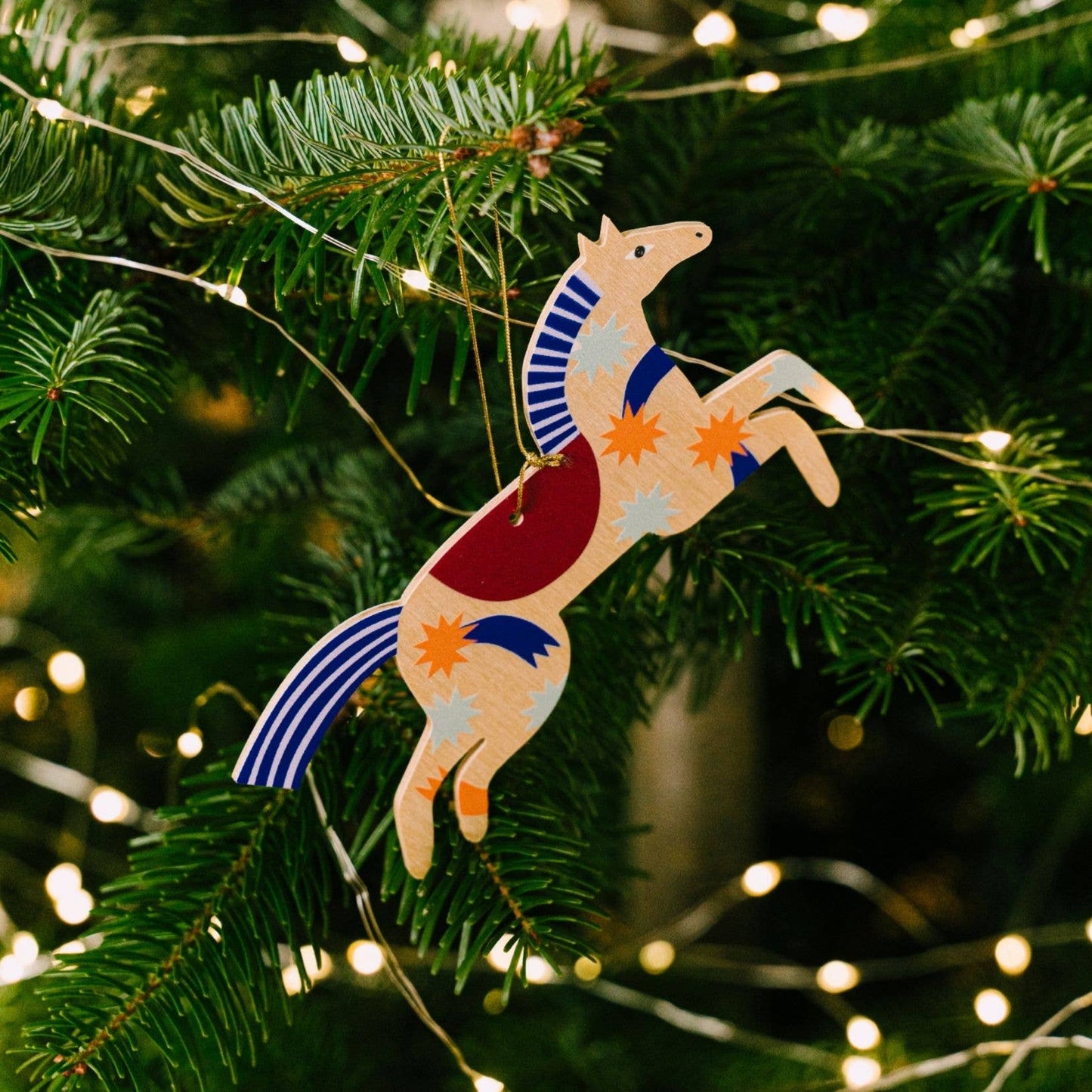 Anhänger Holzpferd skandi