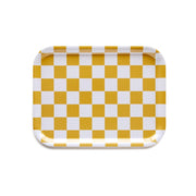 Blu Kat - Serviertablett "Mustard CHECKER"
