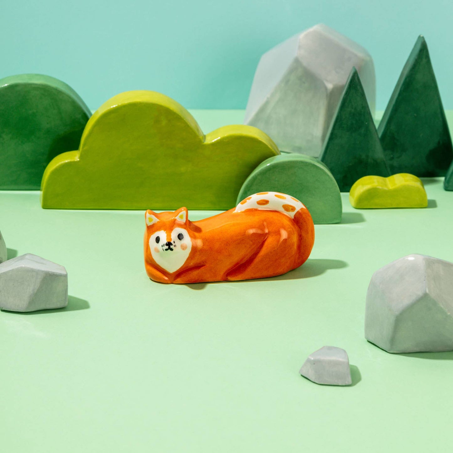 Ana Seixas - Orange Fox / Keramikstück