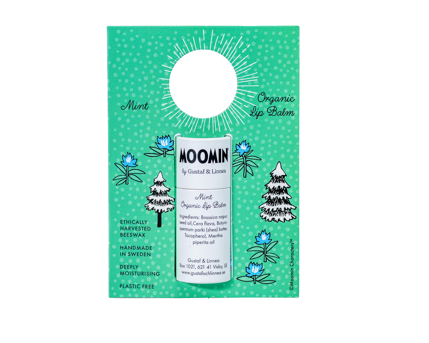 Moomin von G&L - Lippenbalsam aus Bienenwachs mit Minzgeschmack