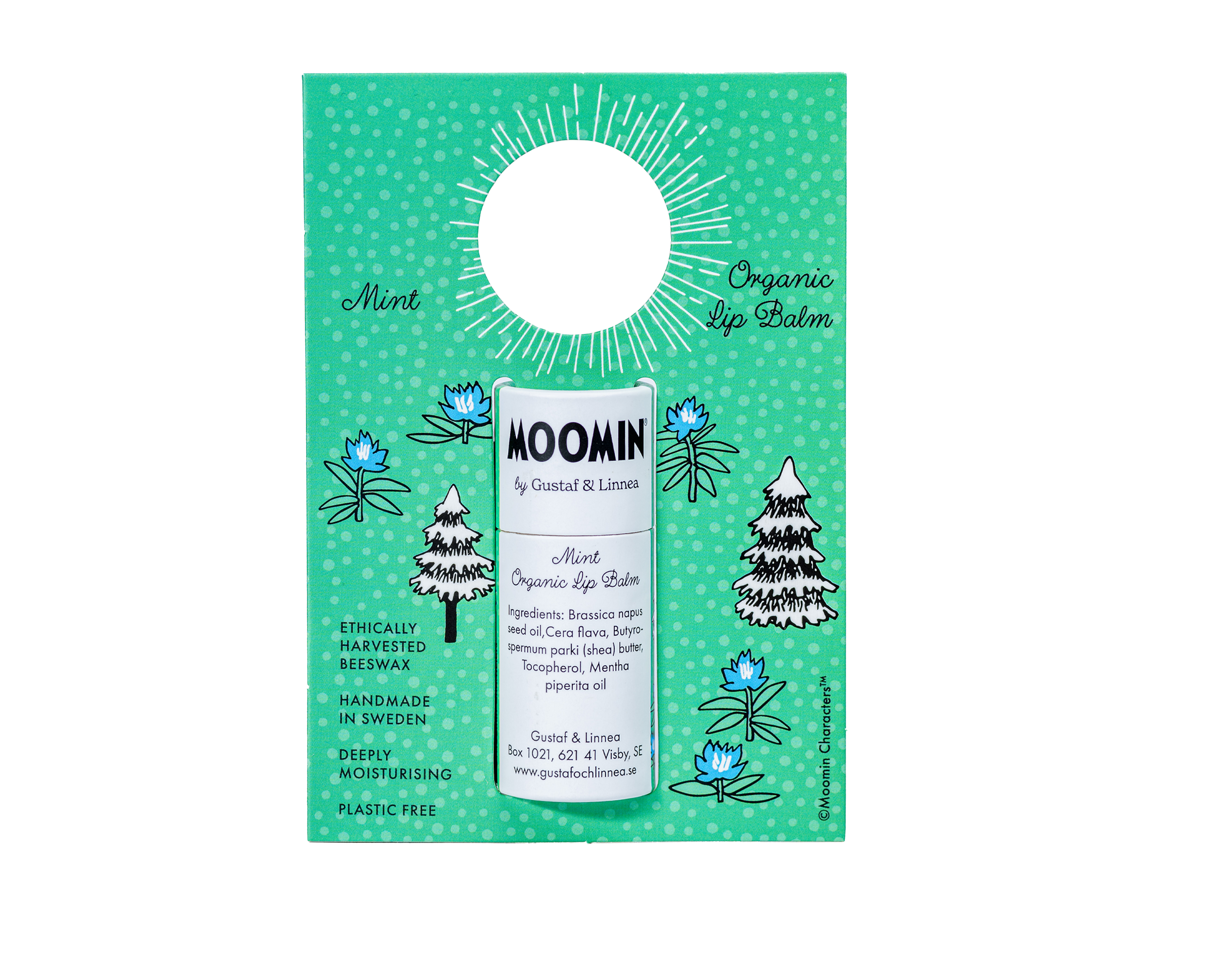 Moomin von G&L - Lippenbalsam aus Bienenwachs mit Minzgeschmack