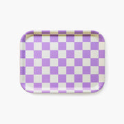 Blu Kat - Serviertablett "Butter-/Lavendelmuster"