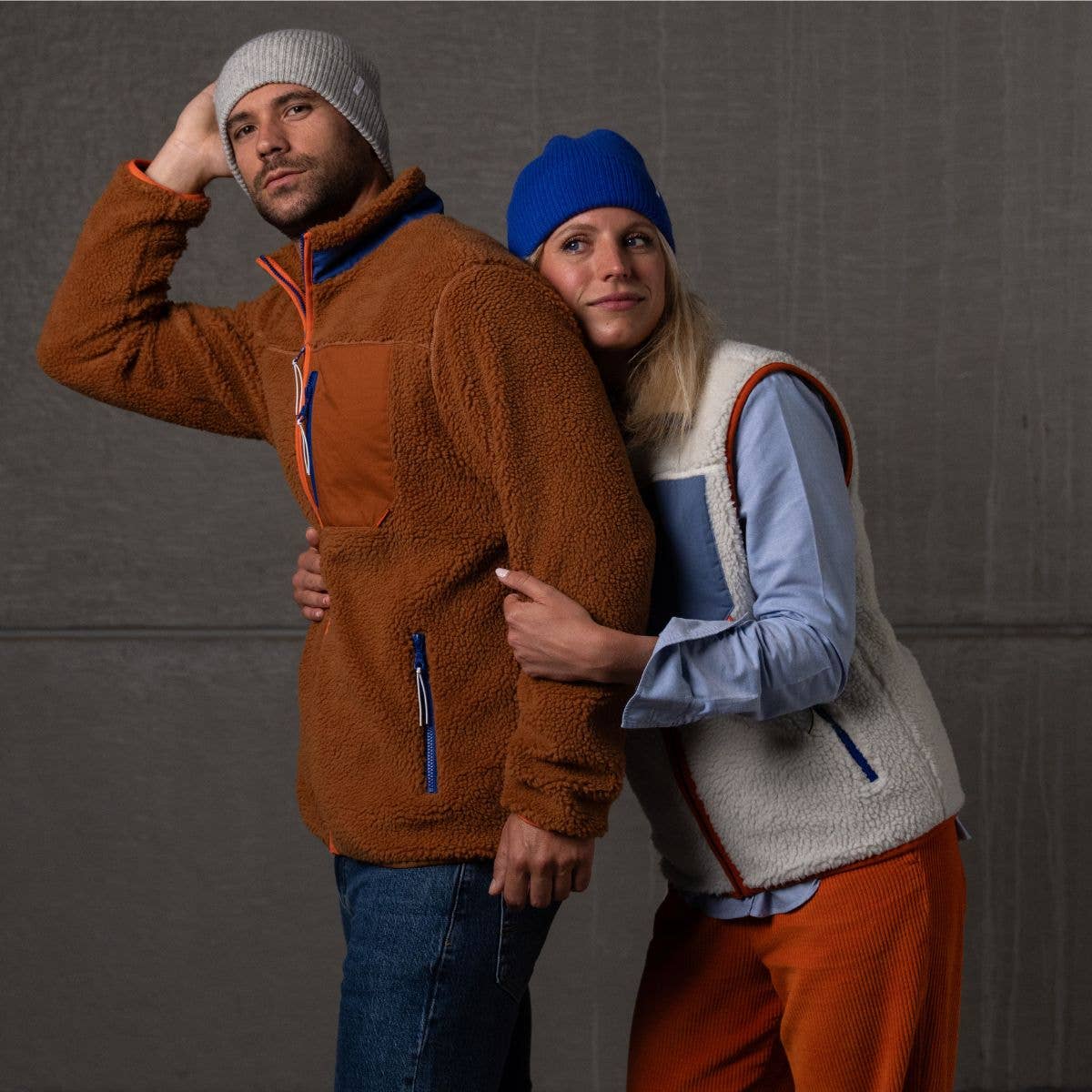 BILLYBELT - Blauer Hut aus Lammwolle