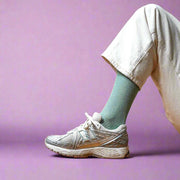 KLUE Glitter-Lurex-Socken aus umweltfreundlichem Lyocell | Mintgrün: 36-40