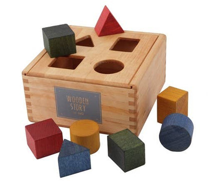 Sortierbox in Spielzeugform stapelbar, Regenbogen: Regenbogen