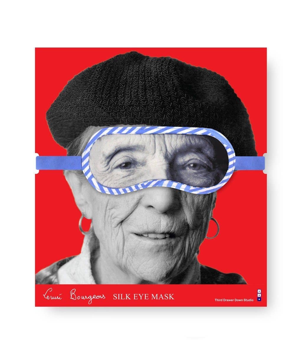 Seidenporträt-Augenmaske x Louise Bourgeois