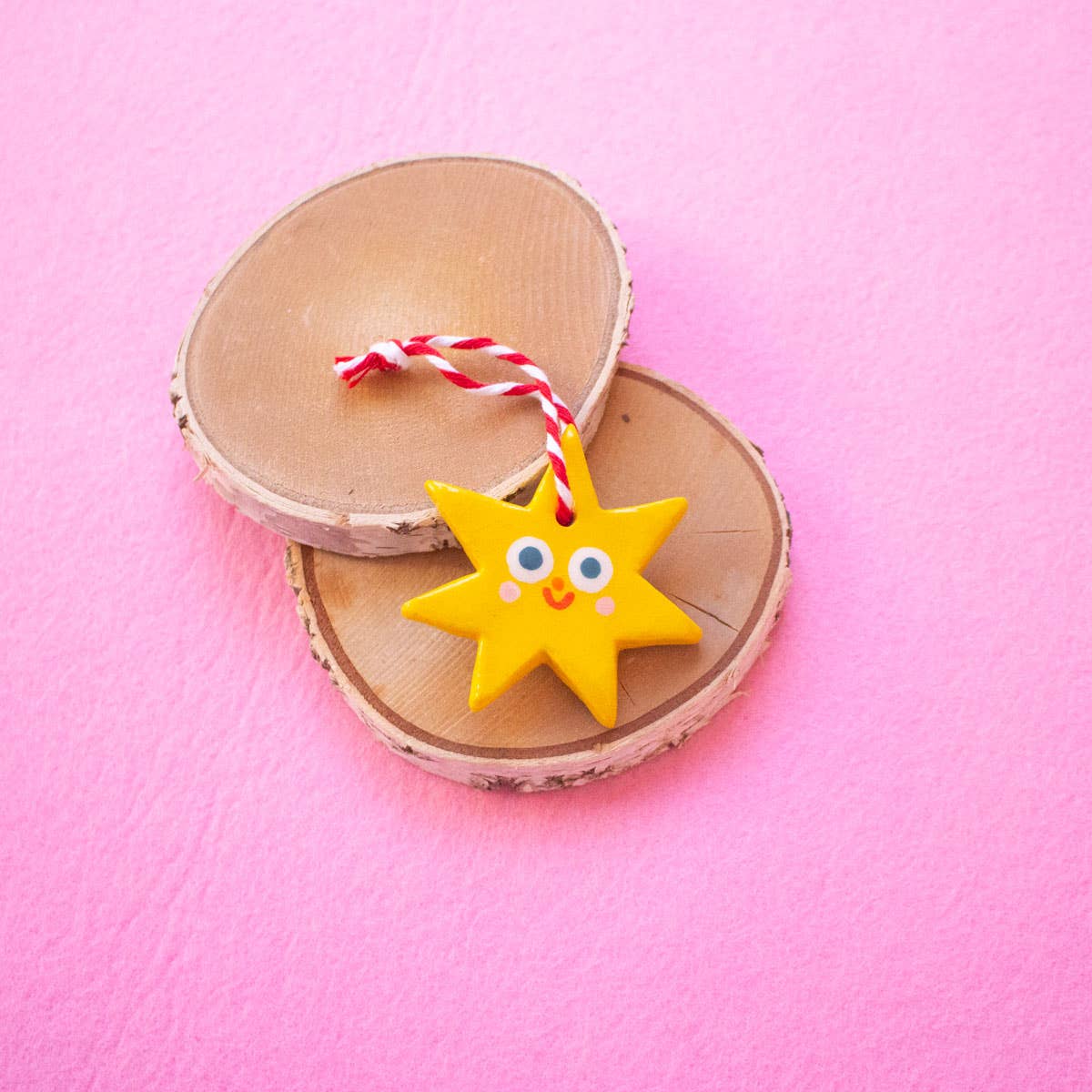 Ana Seixas - Kleiner Stern / Keramik-Hängeornamente