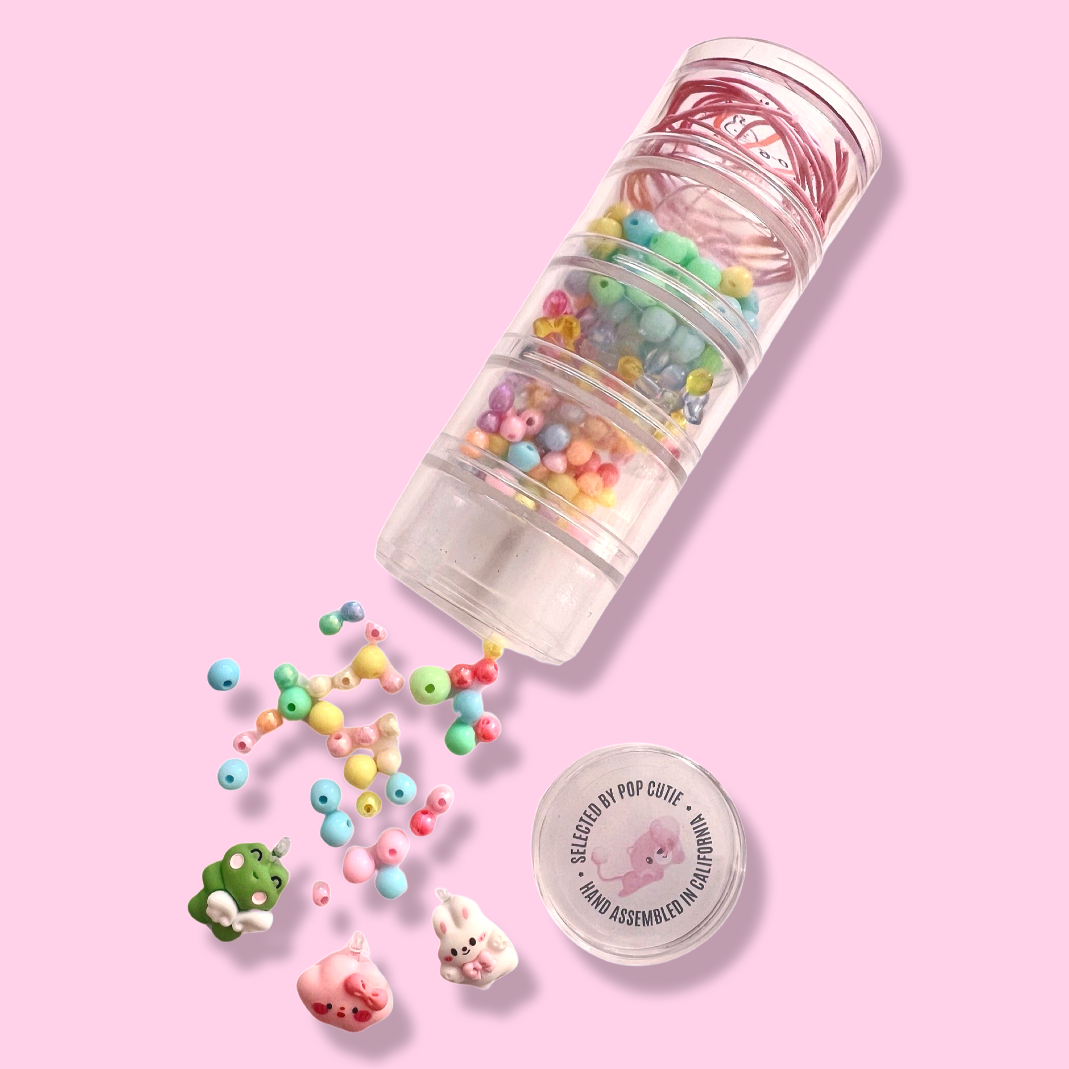 Kawaii DeLuxe Kinder DIY Halsketten Geschenkset (Für 3 Stück) Kit