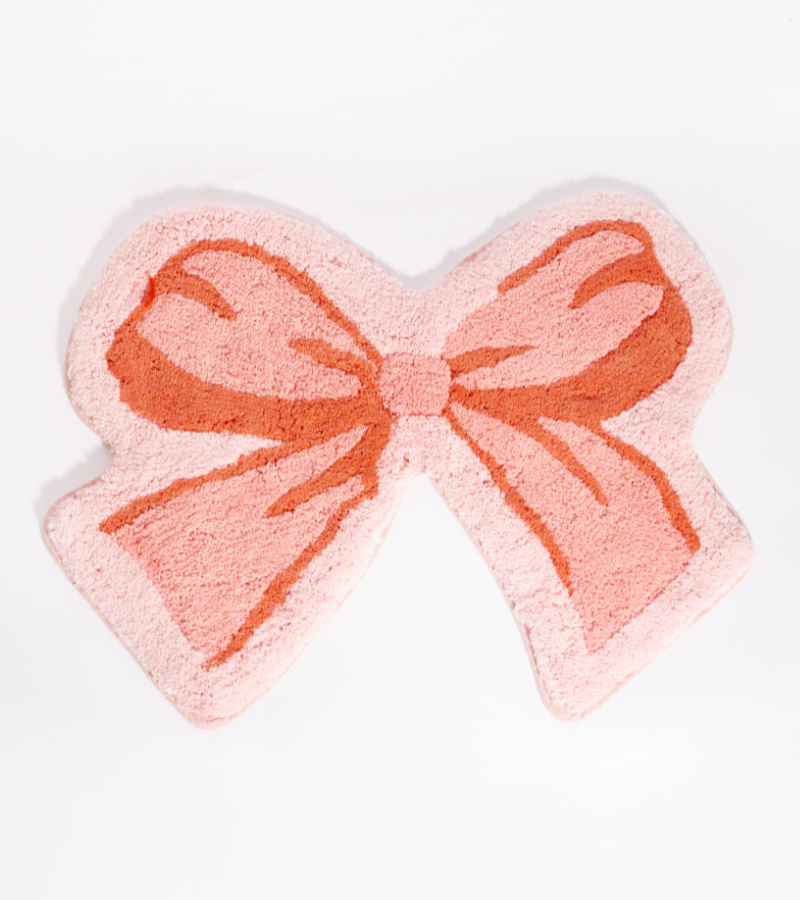 Badematte in Schleifenform