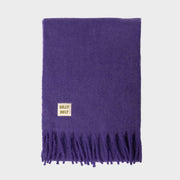 BILLYBELT - Breiter Schal aus Wollmischung - Violett
