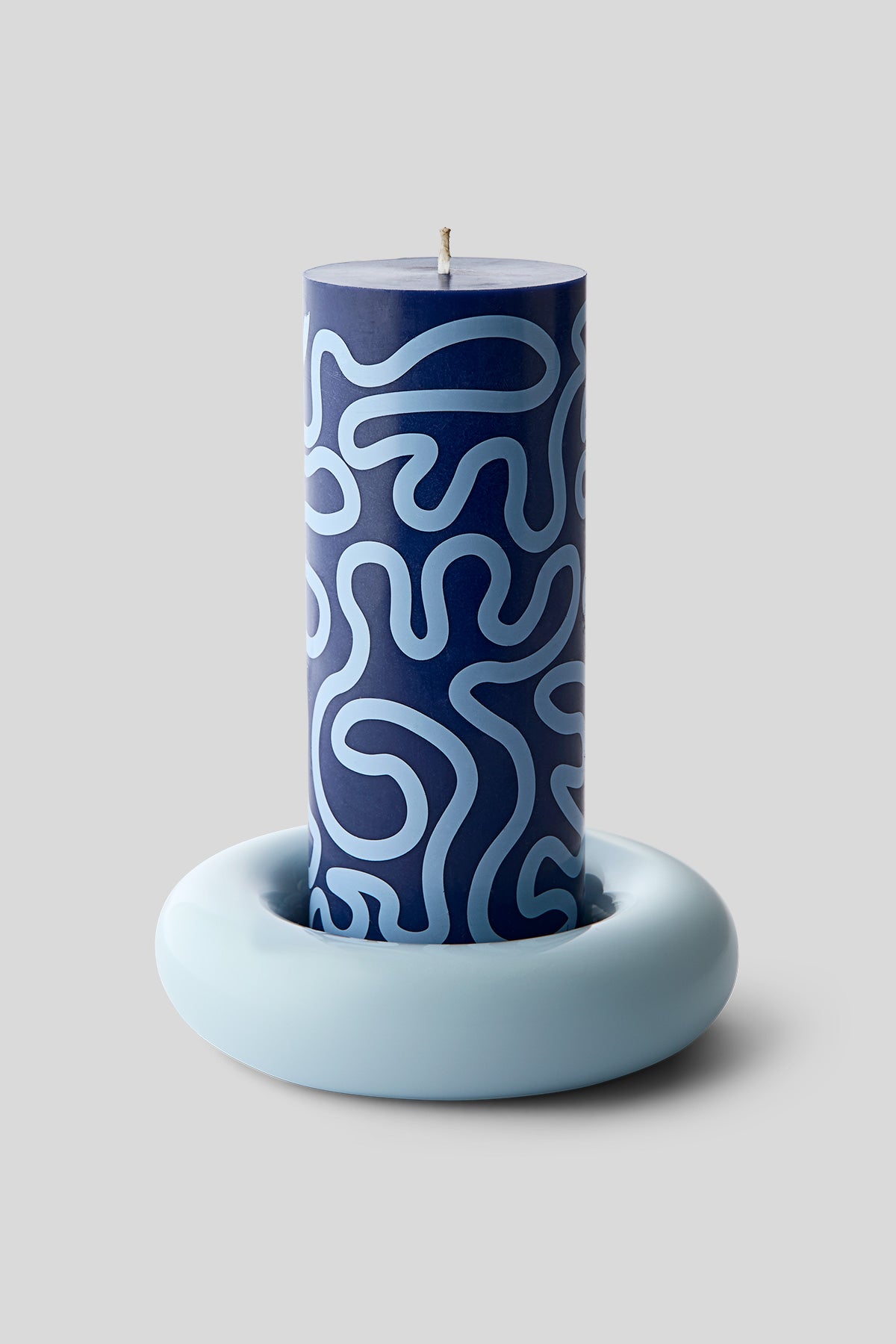 Studio About- Kerzenhalter Bob in hell blau