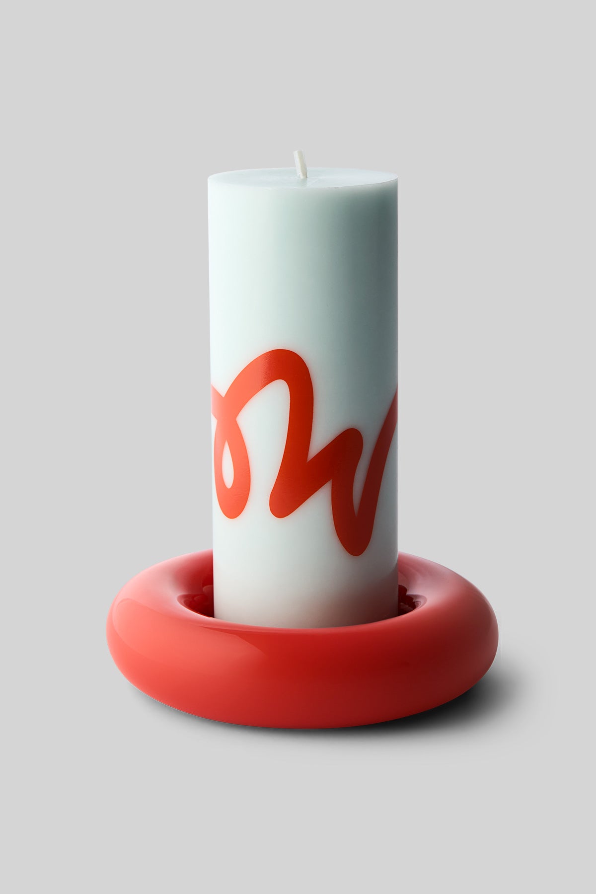 Studio About- Kerzenhalter Bob in rot/orange