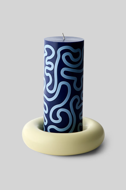 Studio About- Kerzenhalter Bob in buttergelb