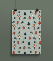 life is delicious - Geschenkpapier Nussknacker