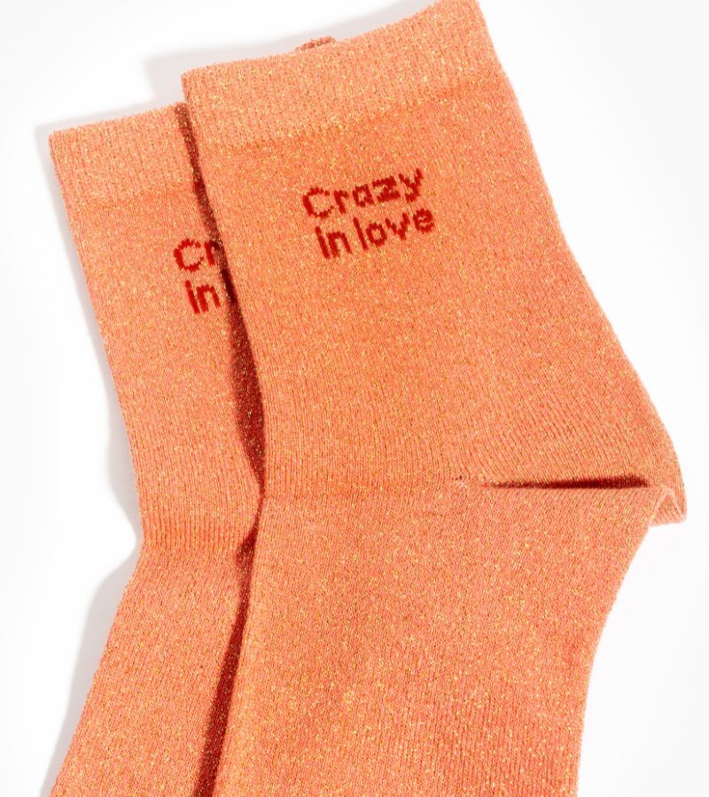 Verrückte in Love Socken