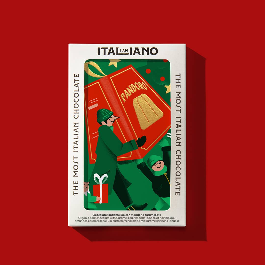 Bio-Dunkle-Schokolade-Pandoro mit Mandel