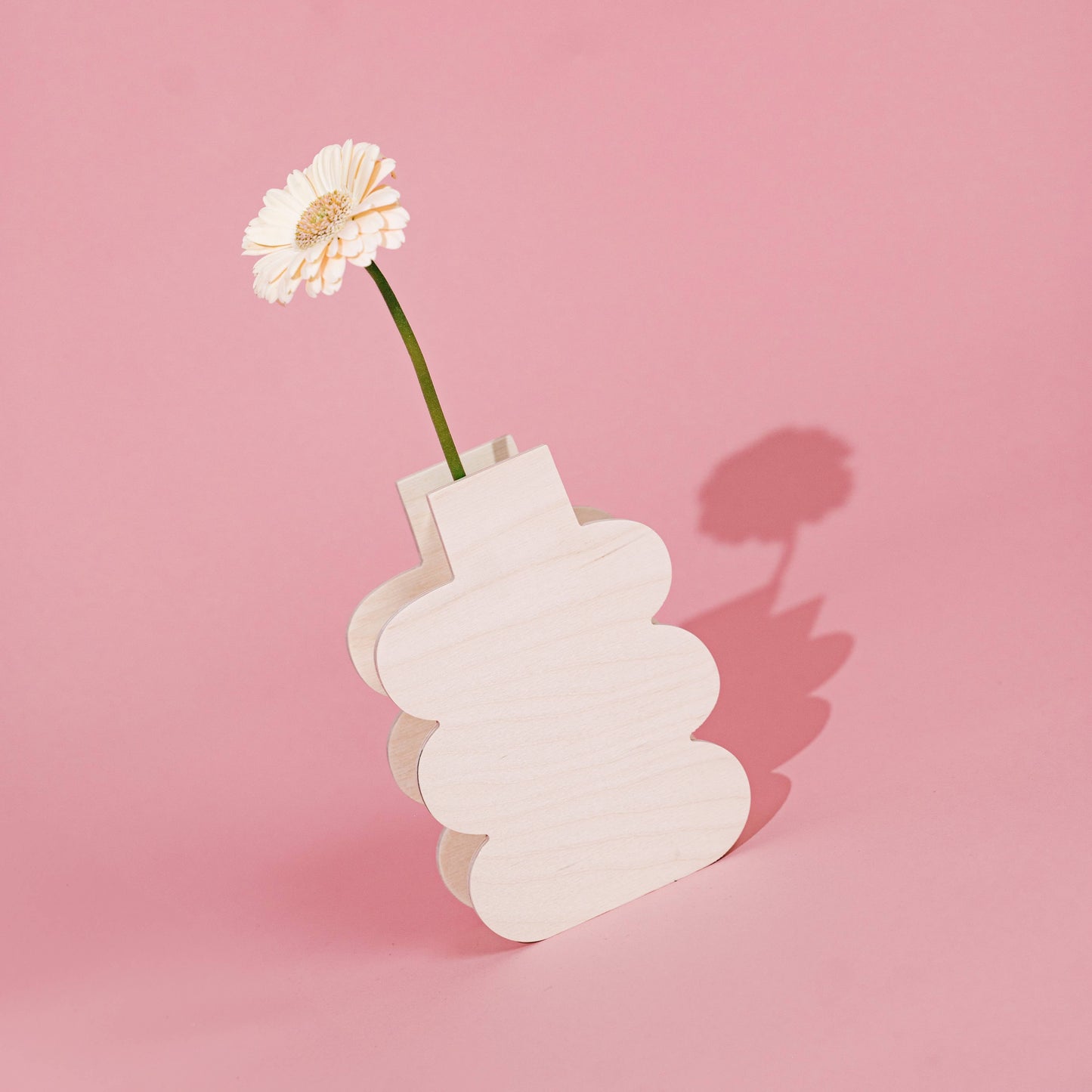 Vase aus Birkenholz - Nude