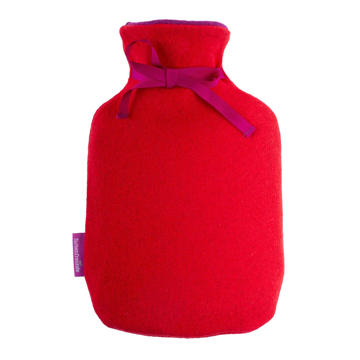 Vi Cotton Wärmflasche - Poppy Red / 28x18cm