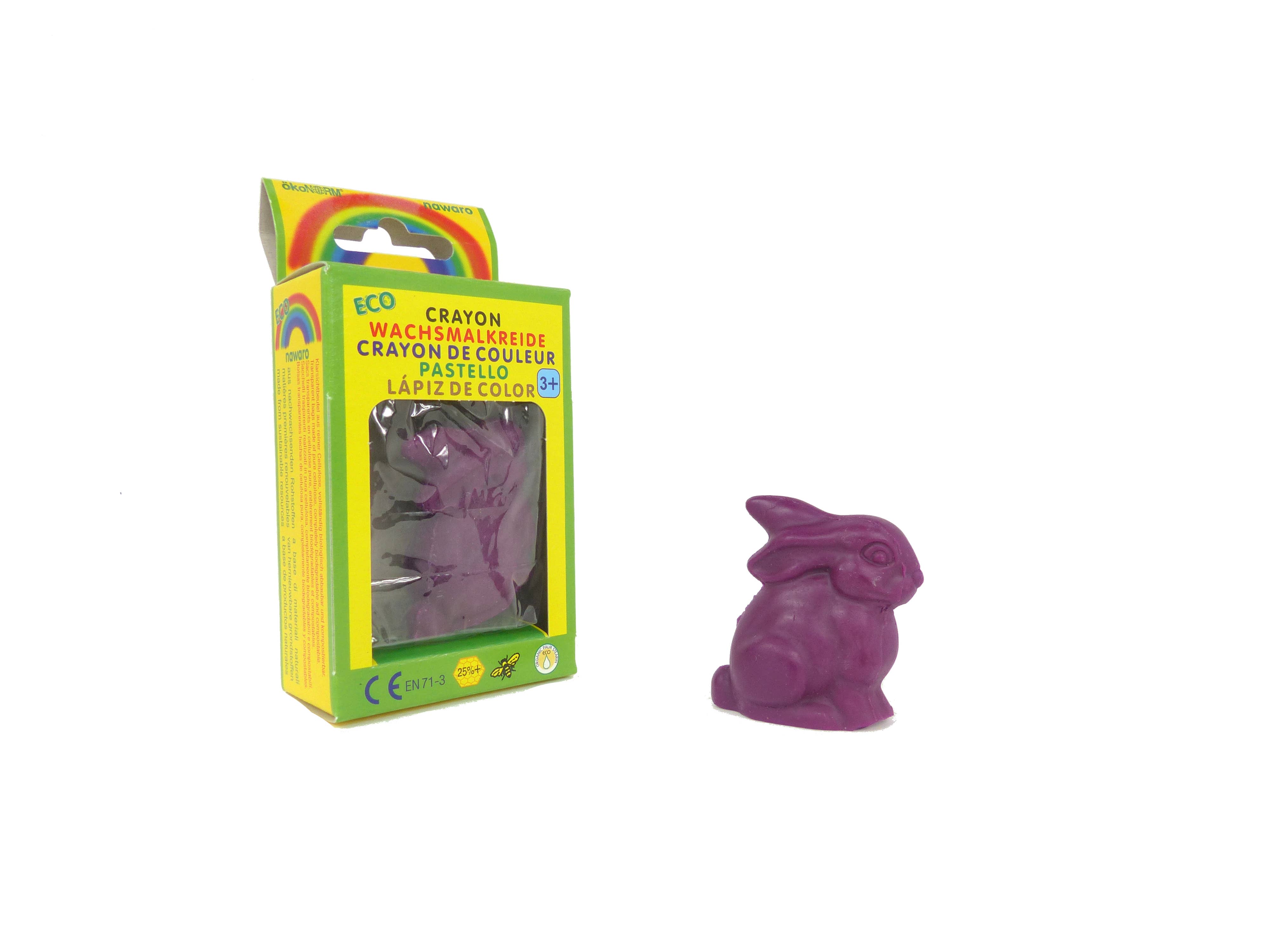 Wachsmalfigur "Buni" - Violett