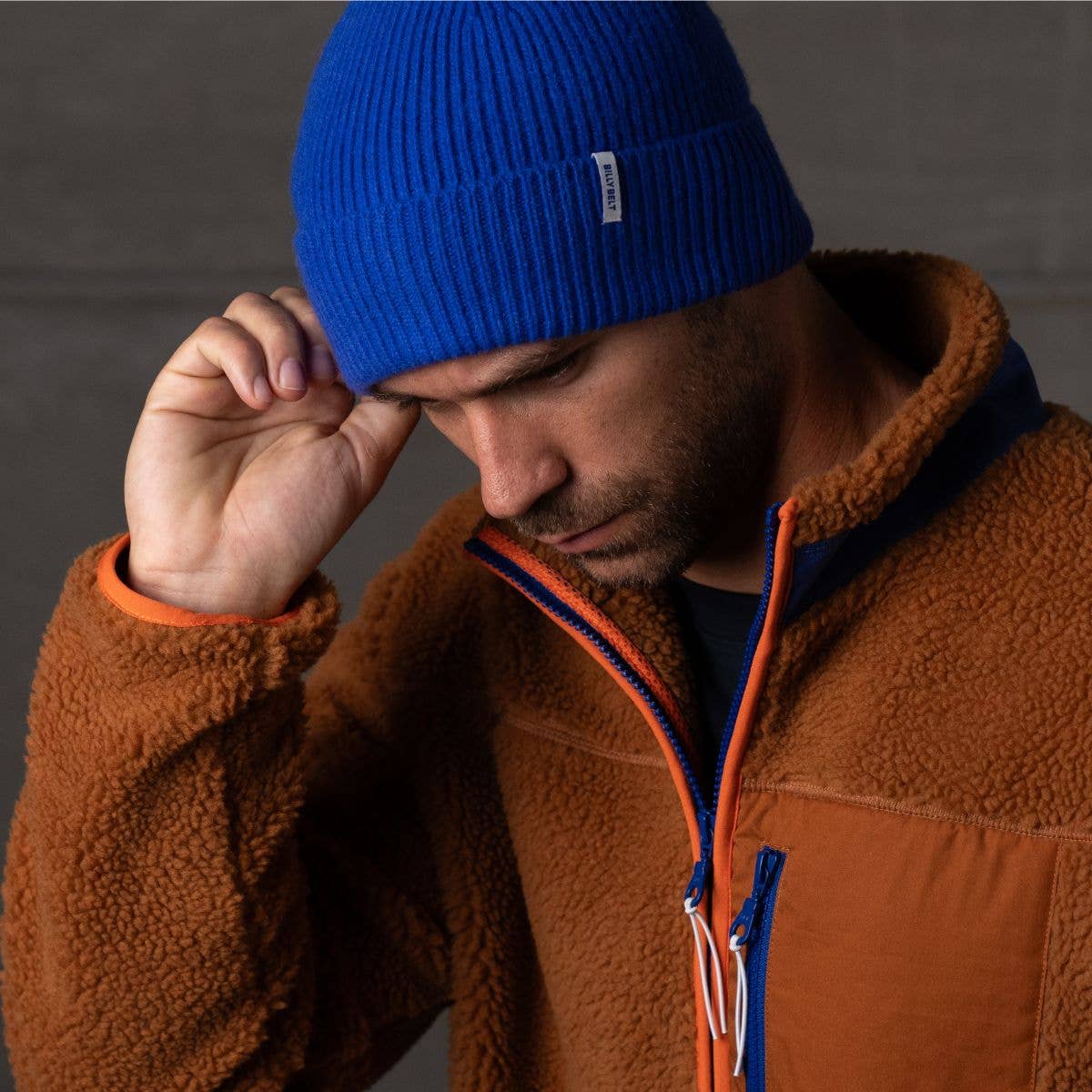 BILLYBELT - Blauer Hut aus Lammwolle