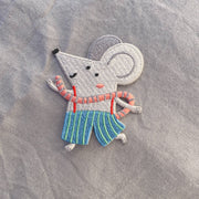 Bügel Patch Maus – Aufnäher für Kinder + Erwachsene