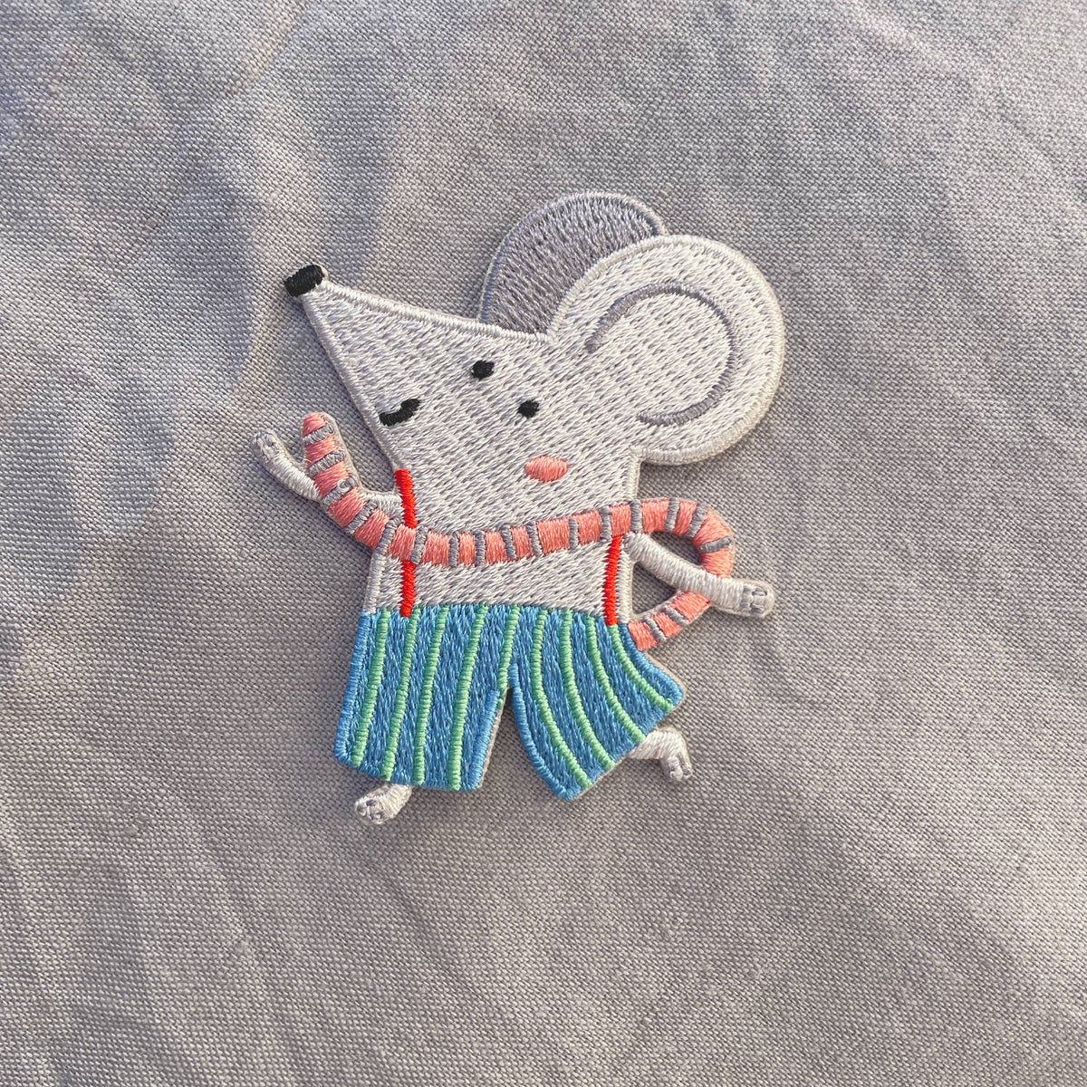 Bügel Patch Maus – Aufnäher für Kinder + Erwachsene