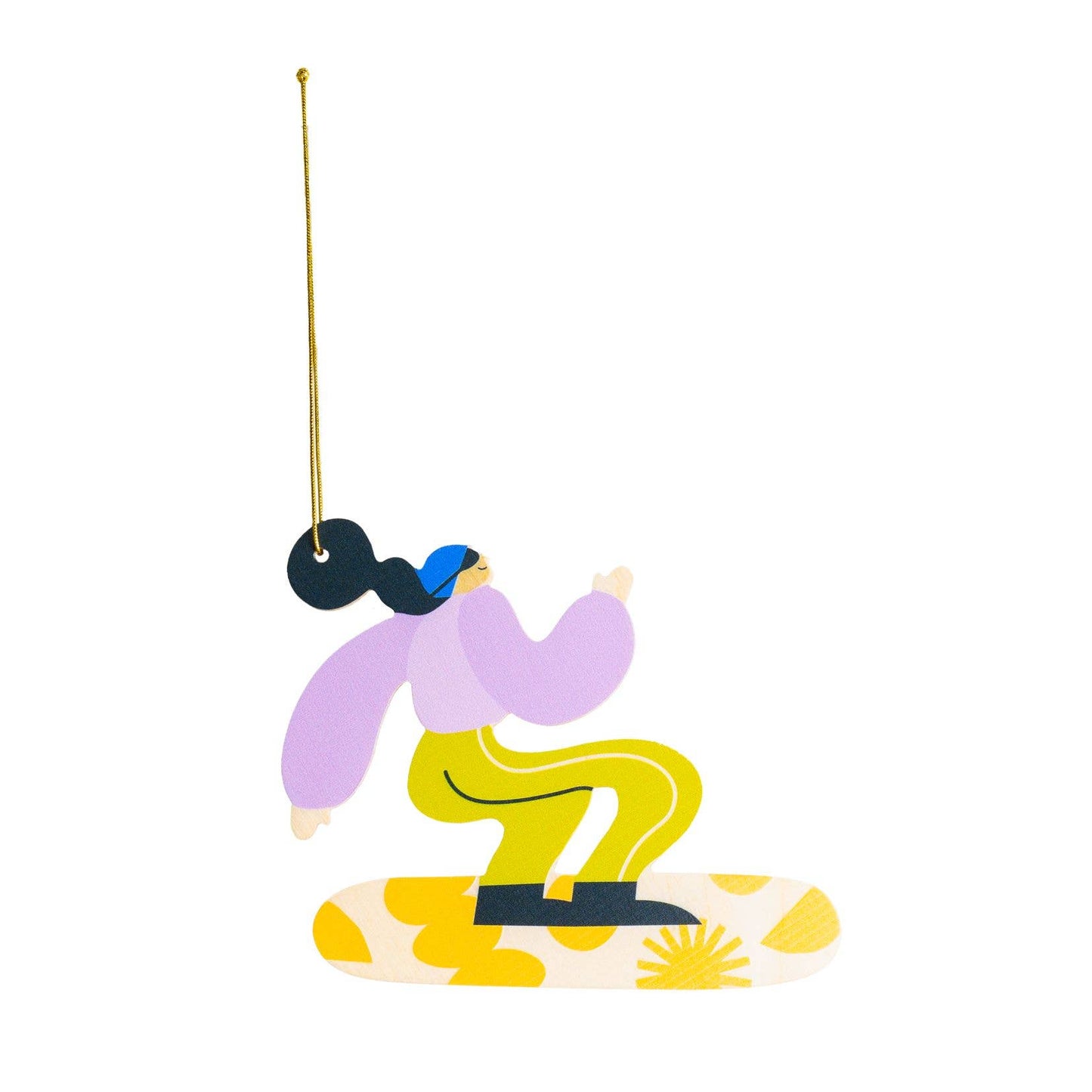 Snowboarder-Weihnachtsschmuck