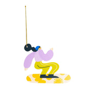 Snowboarder-Weihnachtsschmuck