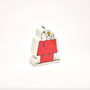 Spardose in Hausform mit Snoopy