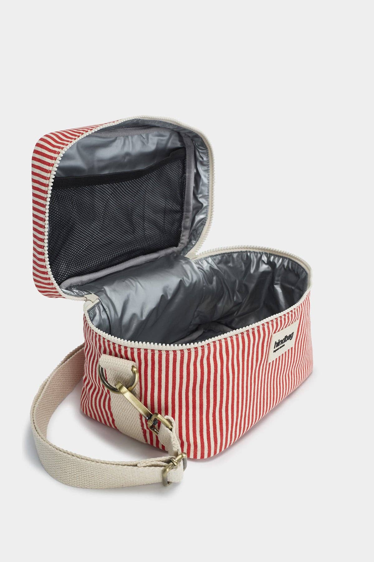 Hindbag - Lunchbag Igor, rote Streifen
