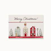 by Vivi - Armband-Karte: Fröhliche Weihnachts-Häuser