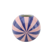 Swirl Blumen-Vase in Pink/Blau