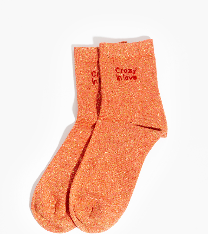 Verrückte in Love Socken