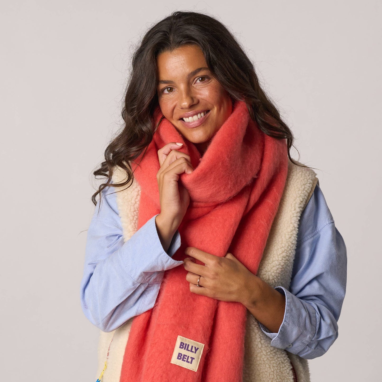 Schal - Koralle: Eine Größe