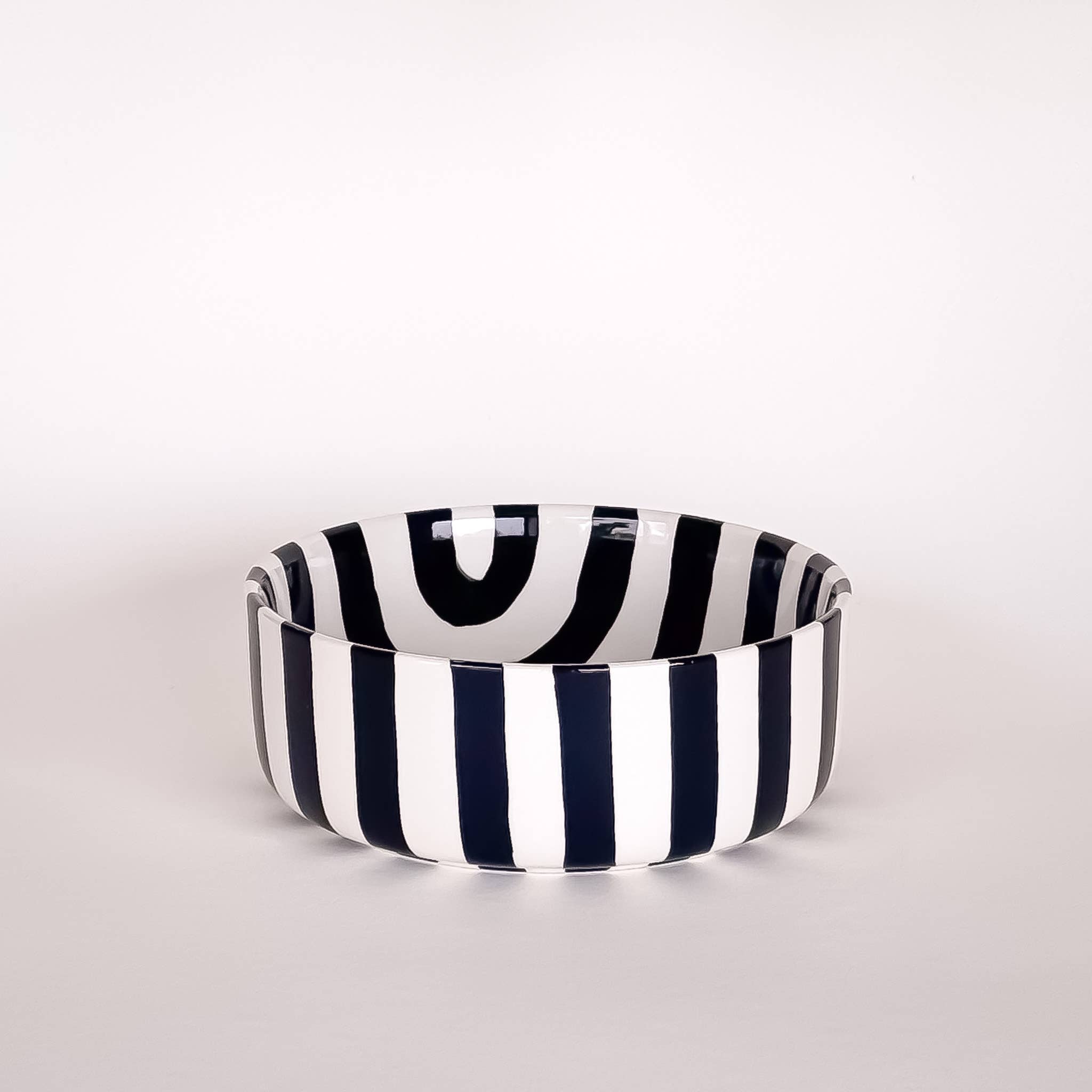 Magazin Minori - Schale Stripes - vulcano black
