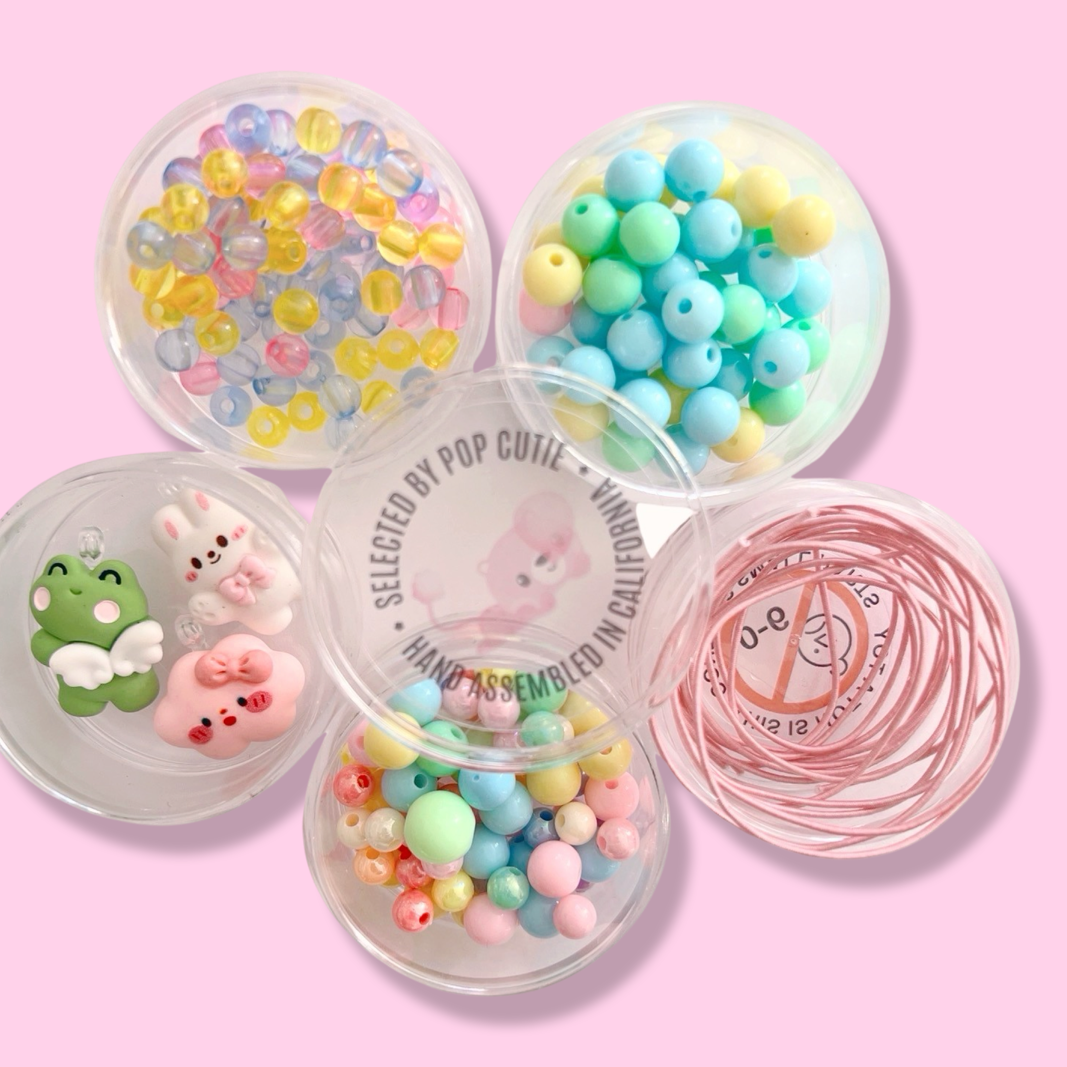 Kawaii DeLuxe Kinder DIY Halsketten Geschenkset (Für 3 Stück) Kit