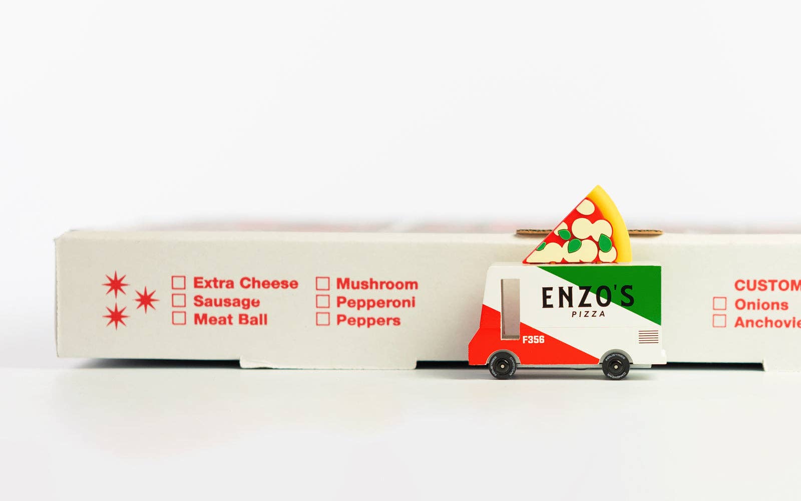 Candylab - Pizza-Lieferwagen "Enzo's" von Candylab Toys