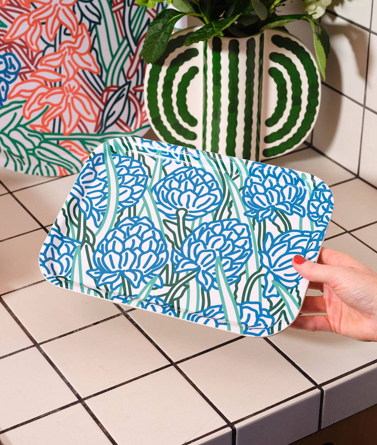 Wrap - Garten Serviertablett klein