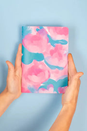 Diche - A5-Notizbuch - Pfingstrosen