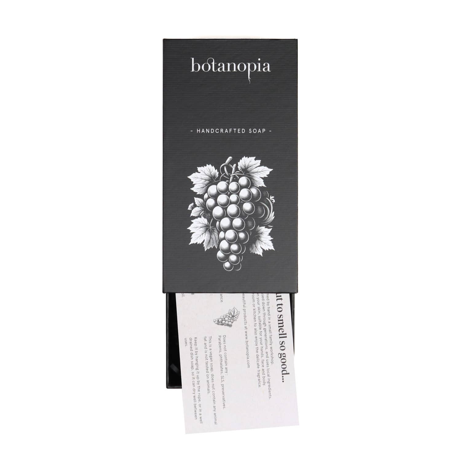 Handgemachte Traubenseife – 100% Olivenöl: Schiefer