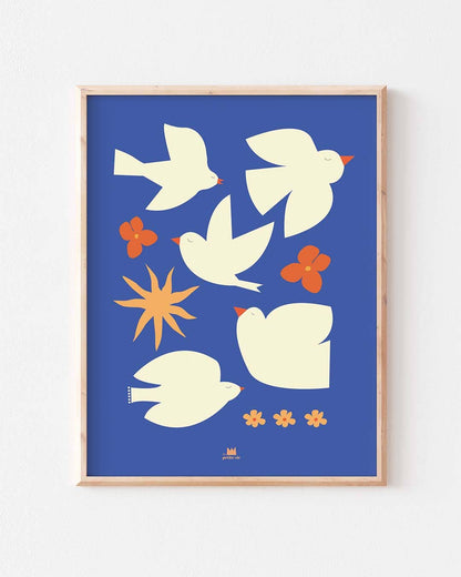 Ma Petite vie - Druck "Die Vögel" (30 x 40 cm)