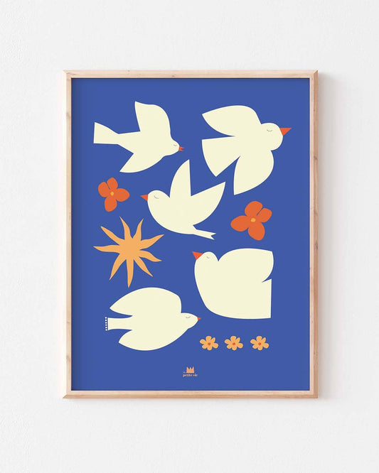 Ma Petite vie - Druck "Die Vögel" (30 x 40 cm)